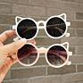 Girls Children Sunglasses Uv400 round Cat Shape Kids Funny Sunglasses