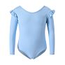 Girls Long Sleeves Supplex Ballet Leotards Training Danc Ewear Dance Leotards Gymnastics