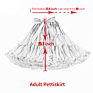 Girls Women Adult Christmas Halloween Party Tutu Short Layers Tulle Tutu Pettiskirt Underskirt