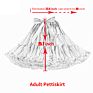 Girls Women Adult Christmas Halloween Party Tutu Short Layers Tulle Tutu Pettiskirt Underskirt