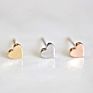 Gold Filled Male Stainless Steel Chain for Necklace Heart Earrings Heart Chunky Necklace Jewelry Set
