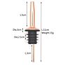 Gold Rose Gold Stainless Steel Liquor Wine Bottle Pourer Decanter Spout Stopper Silver Food Grade