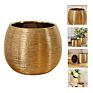 Golden Indoor Decor Ceramic Flower Vase Plant Pot