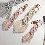 Goods Handmade Bag Accessories Rope Tassels Cotton Thread Weave Boho Macrame Keychain