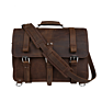 Great Large Office Man Genuine Leather Crossbody Bag Crazy Horse Leather Travel Messenger Bag for Men