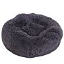 Grey Color Style Dog Plush Pet Soft Warm Dog Bed for Sleeping