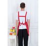 Hahoo Avental Delantal Tablier Black Full Length Bib Spa Beard Waist Work Restaurant Cafe Waterproof Kitchen Apron