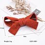 Hair Accessories for Kids Bow Corduroy Fabric Knot Bows Hair Clips for Girls