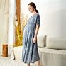 Half Sleeve Mommy Maternity Clothes Maternity Comfortable Wear Casual Outdoor Maternity Dresses