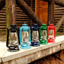 Halloween Outdoor Garden Battery Operated Metal Vintage Style Led Hurricane Decorative Chinese Red Lanterns Light