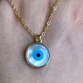 Hamsa Evil Eyes Necklace Shell Pearl Necklace