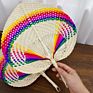 Hand-Woven Rattan Fan