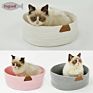 Hand Made Cotton Rope Cat Scratching Bed round Cave Cat Bed