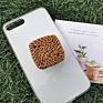 Handmade Bamboo Woven Rattan Airbag Telescopic Mobile Phone Holder Desktop Lazy Phone Grip Gift Jewelry Phone Socket