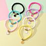 Handmade Colourful Smile Face Bracelets Polymer Clay Beads for Bracelet for Girls
