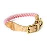 Handmade Cotton Rope Dog Collar Pet Collar Adjustable All Size Quick Release Personalised Small Medium Large Dogs