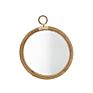 Handmade Craft Shape Vanity Large Beauty round Decorative Woven Wood Wicker Willow Frame Rattan Wall Mirror