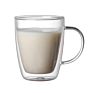 Handmade Heat-Resistant Borosilicate Transparent Double Wall Glass for Coffee Mug