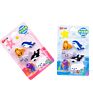Happy Paradise Underwater World Sea Animals Eraser Set Cute Stationery Office Party Supply Gift Girl Student Kids Gift