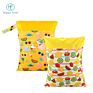 Happyflute Polyester Layer Baby Waterproof Zipper Wet Bag Diaper Bag with Handle