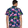 Hawaii Shirt for Men Floral Beach round Bottom Casual