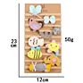 Hcartware 10Pcs Hairband Set Cute Baby Girls Nylon Headbands Soft Comfortable Infant Headband