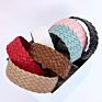 Headbands Adults Non Slip Hairbands Faux Leather Woven Headband