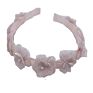 Headbandsolid Color Fabricstereotyped Flower Headband Festive Bridal Headband