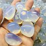 Healing Crystal Polished Opalite Tumbled Gemstone Opal Tumbled Stones Display for Home Decoration