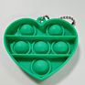 Heart Shape Keychain Push Pop Bubble