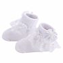 Hf Bow Lace Baby Socks Newborn Candy Color Cotton Baby Socks Cute Baby Socks Princess Style