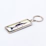 High-End Listing Sublimation Blanks Single Sides Aluminum Zinc Alloy Metal Keychain