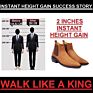 High Height Increasing Elevator Men`S Chelsea Boots