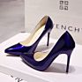 High Shoes Lady Pointed Toe Thin High Heel Shoes Sandal Slip on Women Heel Shoes