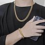 Hip Hop 12Mm Gold Plating Cuban Bracelet Iced Out Cz Setting Aaa+ Cubic Bracelets with Spring Clasp