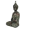 Home and Office Decor Durable Natural Stone Durable Tabletop Resin Peaceful Meditating Sitting Thai Buddha Statue in Stock
