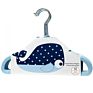 Home Use Kids Flat Plastic Hanger Velvet Hanger