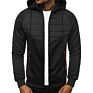 Hoodie Men Autumn Organic Cotton Sweatshirts Solid Hoody Fleece Thick Full Zip Hoodies