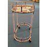 Hotel Furniture Antique Brass Metal Glass Acrylic Drinks Serving Trolley Bar Cart Hotel Dining Cart