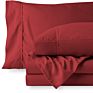 Hotel Luxury Bed Sheets - 4 Pieces - Extra Soft - 16" Deep Pocket Brushed Microfiber Wrinkle Resistant Bedding Sheets King
