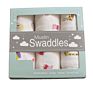 Ihome in Stock 120X120 Cm Bamboo Cotton Muslin Solid Color Baby Swaddle Wrap Blanket