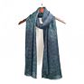 Imfield Customized Ultra Thin Print Wool Scarf Women over Size Shawl 100% Wool Scarf