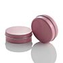 In Stock 30Ml 60Ml 100Ml Empty Pink Aluminum Jar Metal round Candy Tins for Lip Balm Ointment Cosmetic Packaging