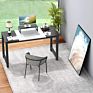 In Stock Directly Simple Home Office H Leg Student Simple Learning Long Shaped Desktop Corner Computer Laptop Desk