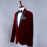 In Stock Mens Wear Velvet Blazer Jacket Slim Fit Men Tuxedo