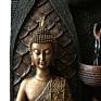 Indoor Decorative, Resin Tabletop Mini Buddha Statue Water Fountain/