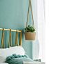 Indoor Rattan Durable Hanging Plant Baskets Flowers Pot Hanging Pots for Garden with Rope Handle