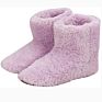 Indoor Usb Electric Foot Warmers Shoes Heated Slippers Warm Plush Electrically Heated Shoes Boots Foot Warmers