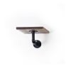Industrial Pipe Shelf Retro Wall Mount Iron Pipe Shelf Floating Bracket