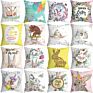 Innermor Printed Animal Cushion Covers Easter Style Cushion Cover 45X45